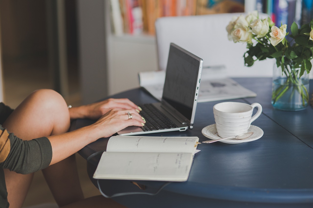 Laptop, workstaion, office — Herbal Harmony: Dr Eric Nepute 's Symphony of Natural Remedies